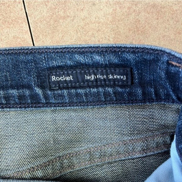 Citizens Of Humanity Rocket High Rise Dark Wash Skinny Denim Jeans - Picture 9 of 14